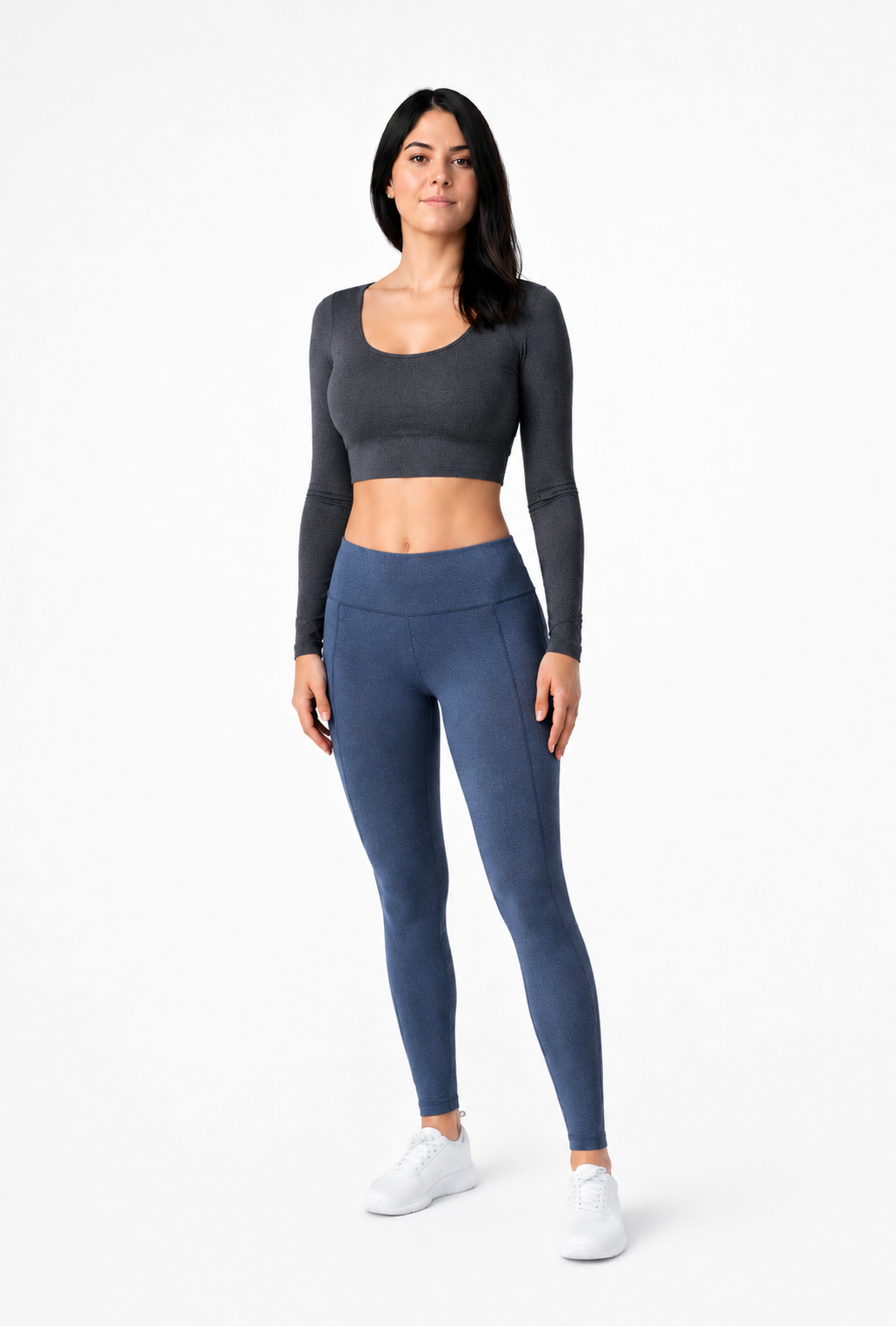 Premium Loungewear Crop Top GREY
