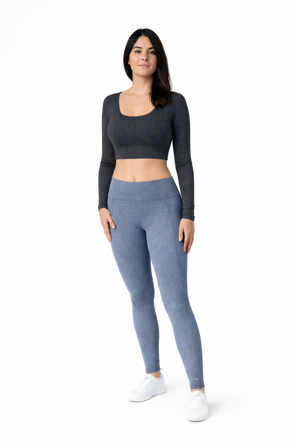 Premium Loungewear Crop Top GREY